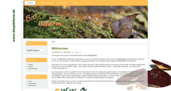 Desktop Screenshot of biopilzfarm.com